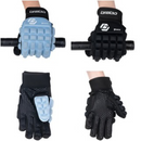BRABO FORCE Indoor Full Finger Field Hockey Glove   In Black Left, Right, Pair