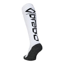 brabo field hockey training and game socks white with brabo written on back