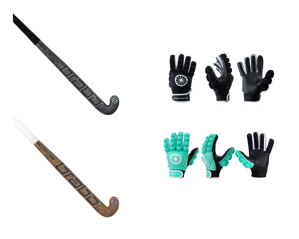 INDOOR PACKAGE #2 BRABO Youth Fiberglass/Wood stick & Pair of Gloves