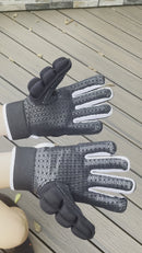 GLORY 4.4 Indian Maharadja INDOOR Full Finger with Hard Shell  Field Hockey GLOVE in Black: Left, Right or Pairs