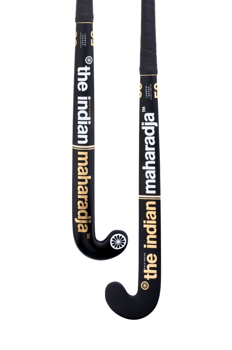 INDOOR Indian Maharadja Gold Series 50% carbon Low Bow Indoor Field hockey stick