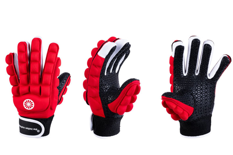 The Indian Maharadja ACE 2.2 Full Finger INDOOR Field Hockey Glove in Left