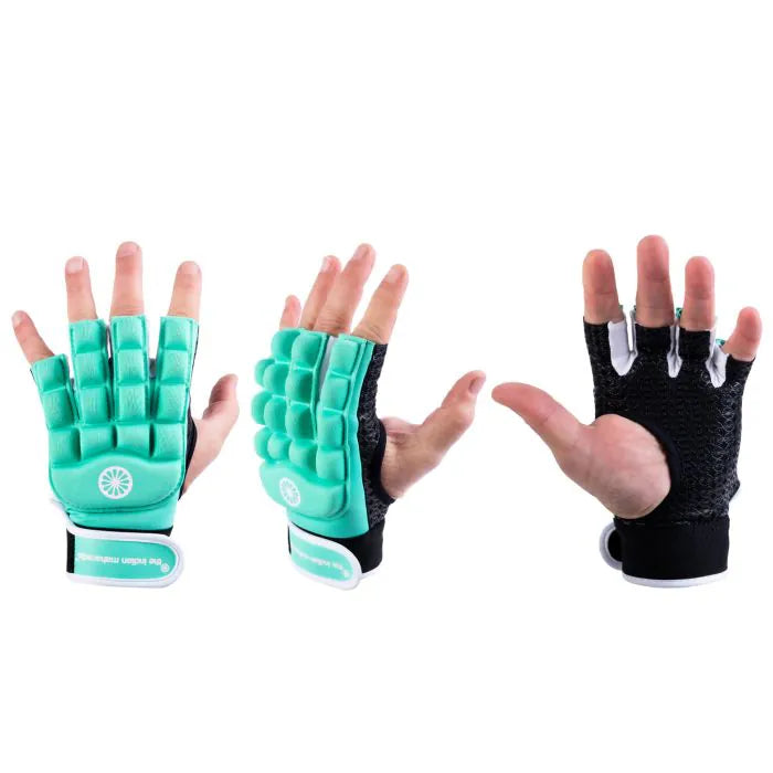 Indian Maharadja ACE 2.1 Half FingerThumbless INDOOR Field Hockey Glov