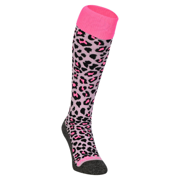 Pink Cheetah Print Field Hockey Socks