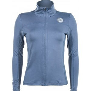 IM Athletic Fitness Jacket in steel blue (zip up)