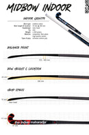 INDOOR Indian Maharadja Mid Bow Indoor Field Hockey Stick: Full Composite 36.5 & 37.5