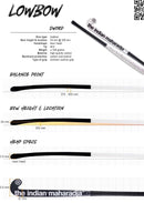 Indian Maharadja SWORD 85% Carbon Low Bow Last One!