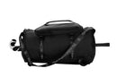 Black backpack duffel with stick holder