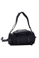 Black backpack duffel with stick holder