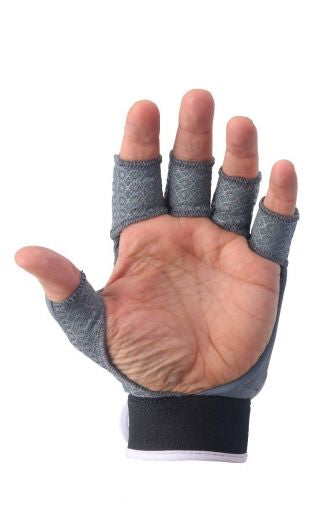 Outdoor Glove Shell Half Open Palm Black
