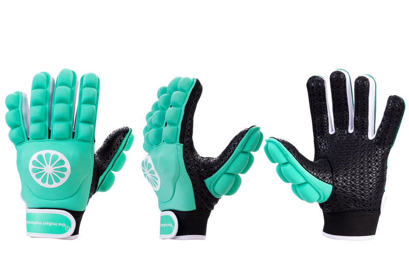 IM Full Finger Shell Gloves in Mint: Pairs, Left or Right Black