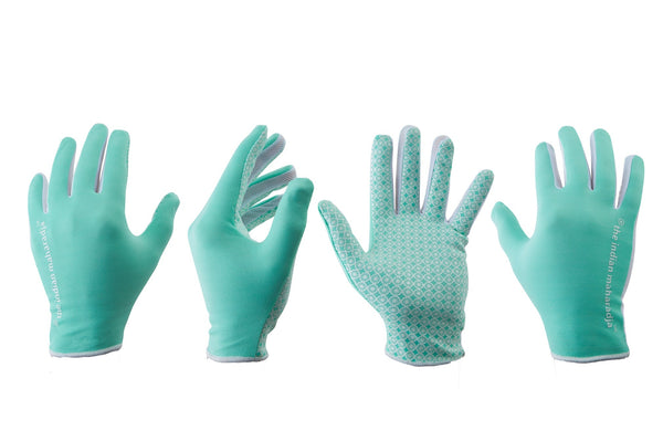 Cold Weather Playing Gloves Lycra in Aqua